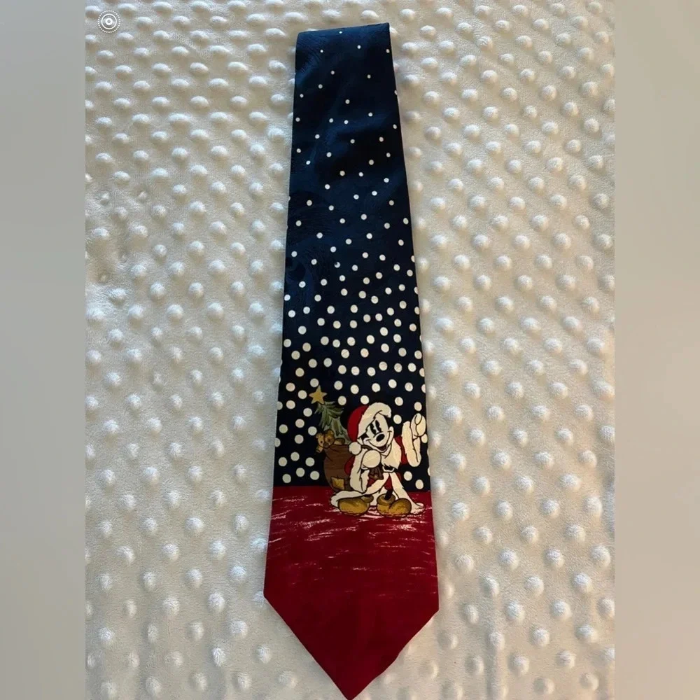Atlas Design Mickey & Co vintage Disney tie Santa Mickey